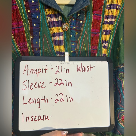 Anage Multicolor Embroidered Silk-Blend Jacket - Picture 7 of 7